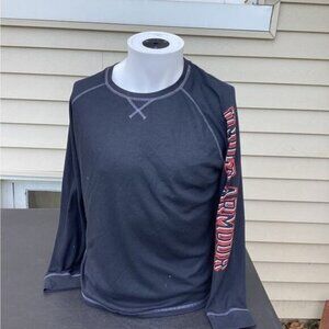 Tomato girl ~Under Armour Black Red Long Sleeve Shirt  xl boys